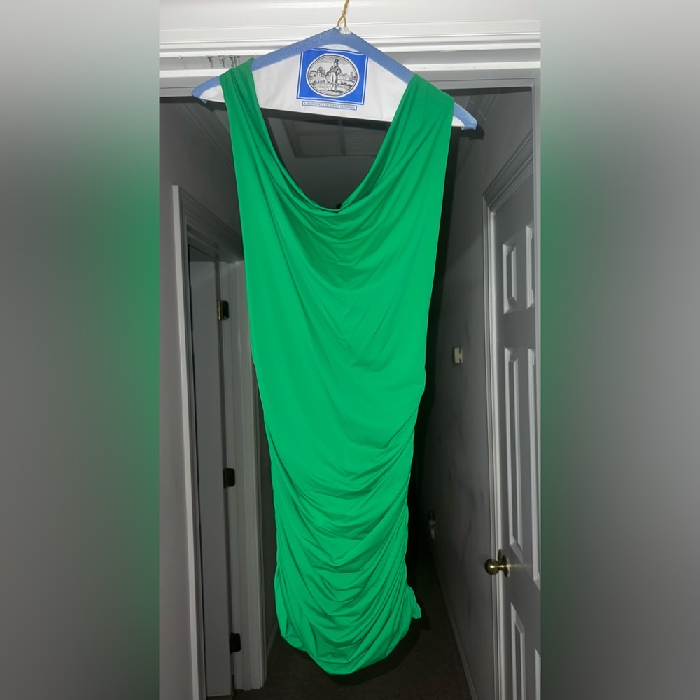 Mini Green Dress - HELLO MOLLY - Picture 5 of 6